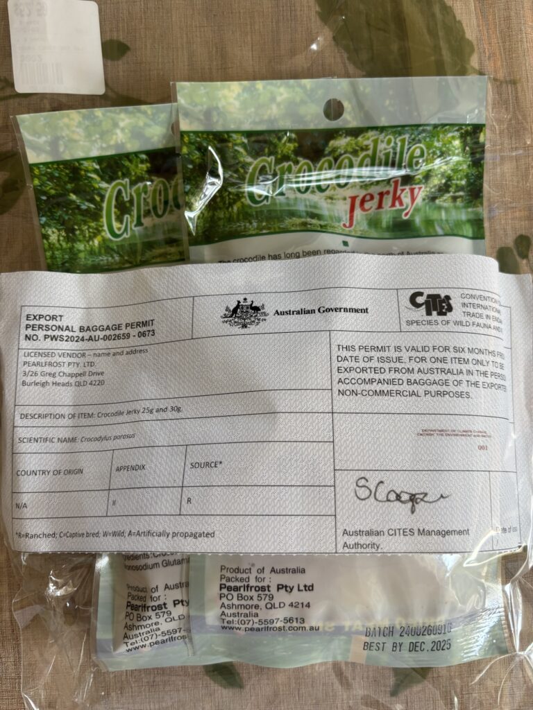 クロコダイルジャーキー